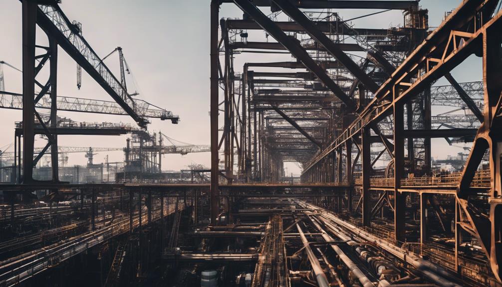 steel infrastructure for manufacturing industry