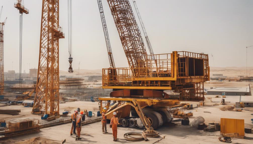 erection of structural steelwork